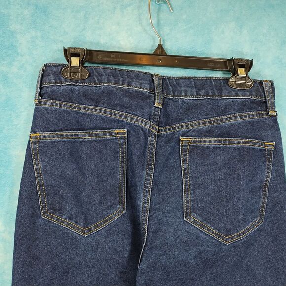 Old Navy Women's Denim Straight Leg Blue Jeans, Size 16 W30/L29 - Picture 4 of 5